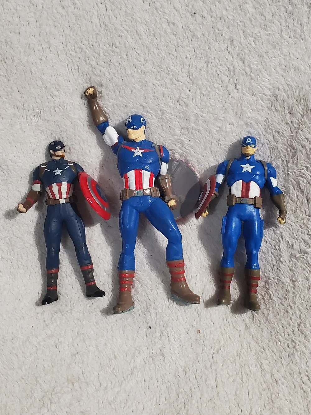 Captain America Action Figure Lot - Red White Blue